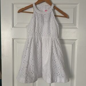 Lilly Pulitzer White Halter A-Line Sundress